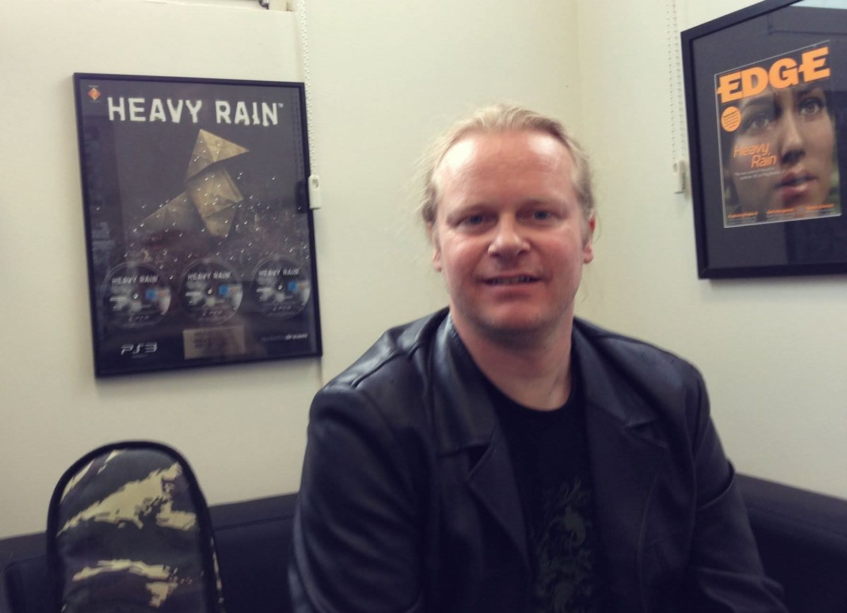 Joop Wolters at the Quantic Dream studio in Paris